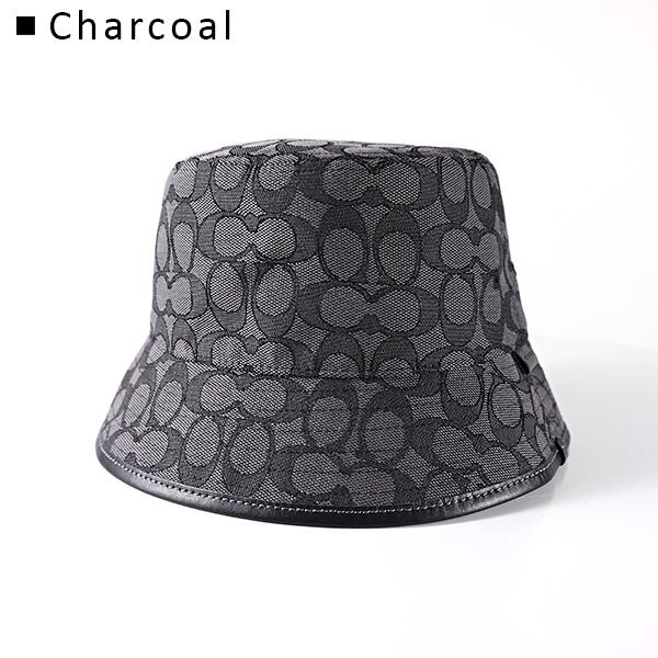 COACH バケットハット グレー S/M COACH（コーチ） バケットハット Signature C Jacquard Bucket Hat