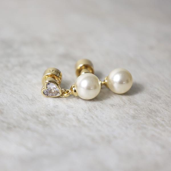 COACH（コーチ） ピアス Heart Pearl Drop Earrings 37479055