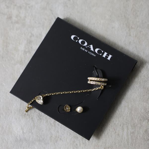 COACH（コーチ） イヤーカフ ピアス Pearl Cuff And Earring Set