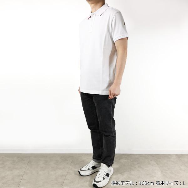 MONCLER モンクレール ポロシャツ MAGLIA Polo Shirts 8A705 10 84556 メンズ 半袖 襟裏ロゴ コットンの画像
