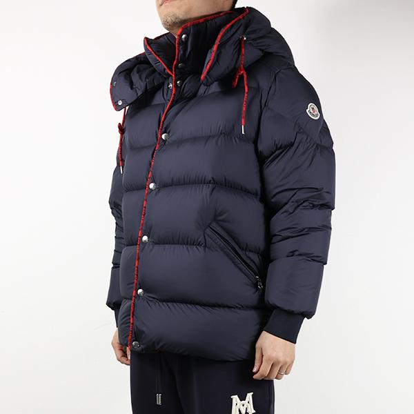 MONCLER モンクレール ダウンジャケット AMARANTE Down Jacket アマラント 1A001 40 549SK メンズ アウター フード付き アイコンパッチ 撥水 ジャガードロゴの画像