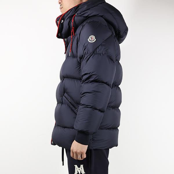 MONCLER モンクレール ダウンジャケット AMARANTE Down Jacket アマラント 1A001 40 549SK メンズ アウター フード付き アイコンパッチ 撥水 ジャガードロゴの画像