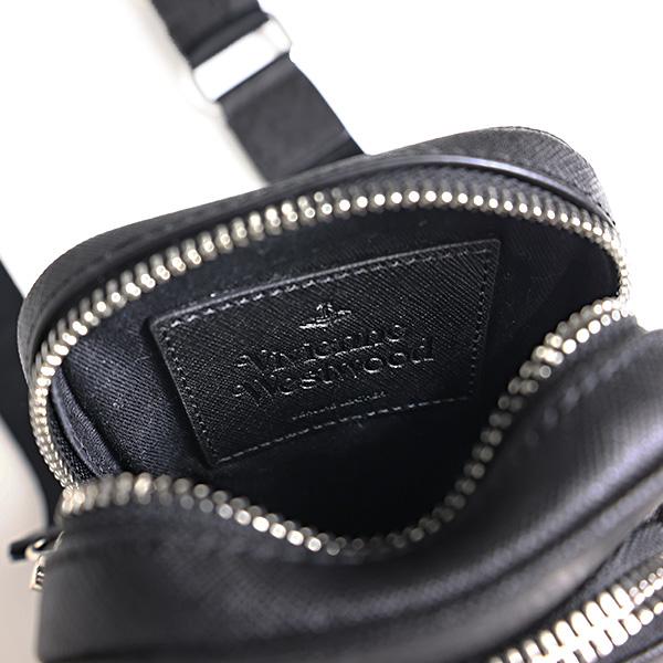 Vivienne Westwood ヴィヴィアンウエストウッド スマホショルダー PHONE CROSSBODY BAG 53020084U L001N ショルダーバッグ クロスボディの画像