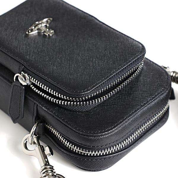 Vivienne Westwood ヴィヴィアンウエストウッド スマホショルダー PHONE CROSSBODY BAG 53020084U L001N ショルダーバッグ クロスボディの画像