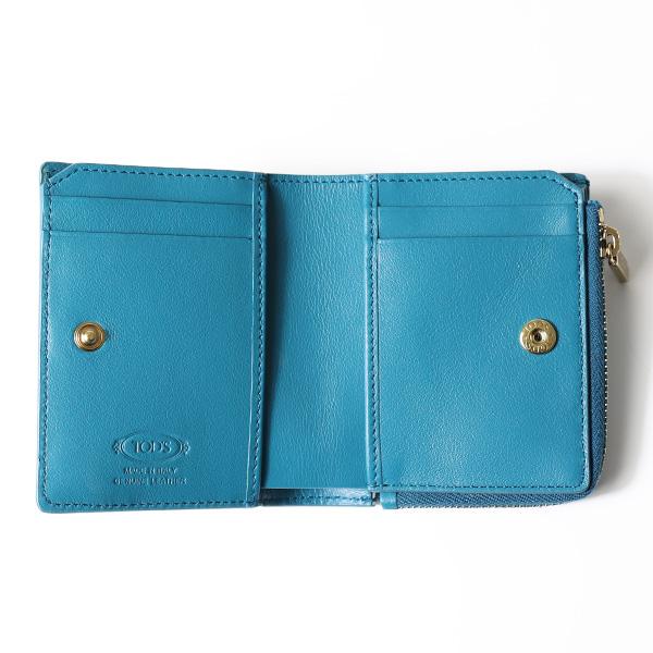TOD'S（トッズ） 二つ折り財布 T Timeless Bi-Fold Wallet Tタイムレス