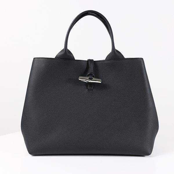 LONGCHAMP ロンシャン トートバッグ Le Roseau L Top Handle Bag ル ロゾ L トップハンドルバッグ 10290 HFP レディース ハンドバッグ レザー A4対応 鞄の画像