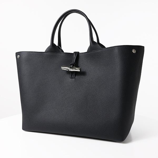 LONGCHAMP ロンシャン トートバッグ Le Roseau L Top Handle Bag ル ロゾ L トップハンドルバッグ 10290 HFP レディース ハンドバッグ レザー A4対応 鞄の画像