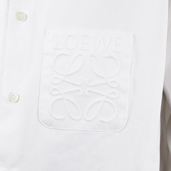 【LaGアウトレット】LOEWE ロエベ シャツ Anagram Shirts S000Y05X02 メンズ アナグラム 長袖 胸ポケット コットン アウトレット LaG Onlinestoreの画像
