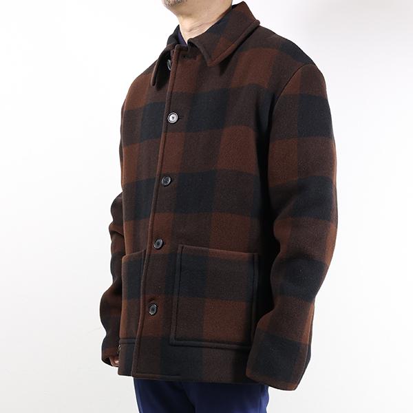LOEWE ロエベ ジャケット Check Workwear Jacket H526Y03WBF メンズ ウール チェック柄 アナグラム アウター LaG Onlinestoreの画像
