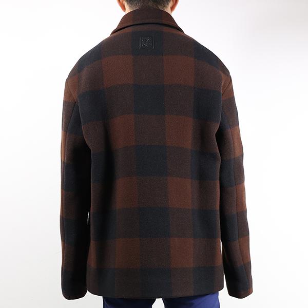 LOEWE ロエベ ジャケット Check Workwear Jacket H526Y03WBF メンズ ウール チェック柄 アナグラム アウター LaG Onlinestoreの画像