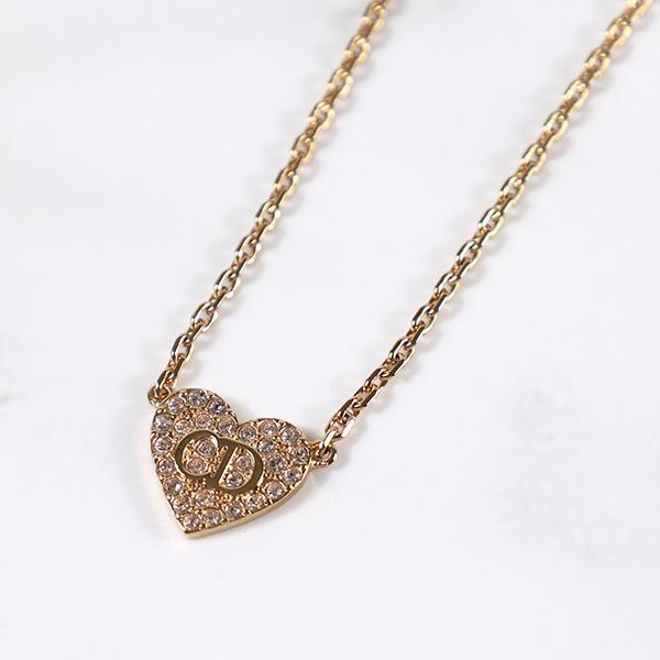 Dior ディオール ネックレス Clair D Lune Necklace クレール ディー リュヌ N3477WOMCY レディース ハート クリスタル装飾 アクセサリーの画像