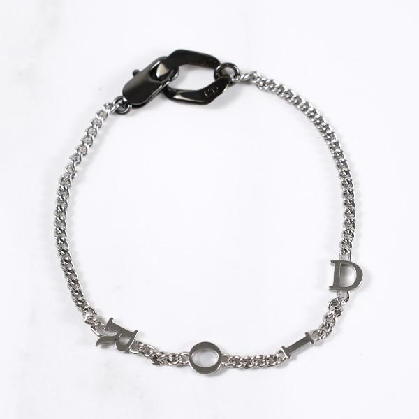 Dior ディオール ブレスレット Contrast Chain Link Bracelet コントラスト B3088HOMMT メンズ チェーンリンク ロゴ アクセサリーの画像