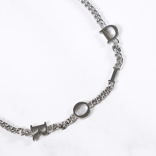 Dior ディオール ブレスレット Contrast Chain Link Bracelet コントラスト B3088HOMMT メンズ チェーンリンク ロゴ アクセサリーの画像