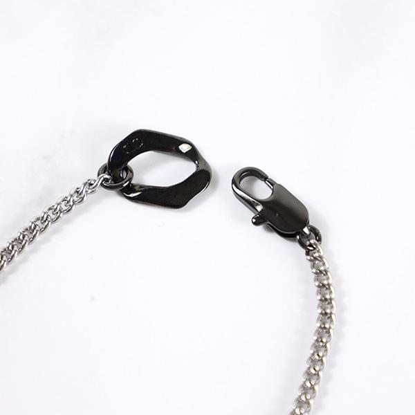 Dior ディオール ブレスレット Contrast Chain Link Bracelet コントラスト B3088HOMMT メンズ チェーンリンク ロゴ アクセサリーの画像
