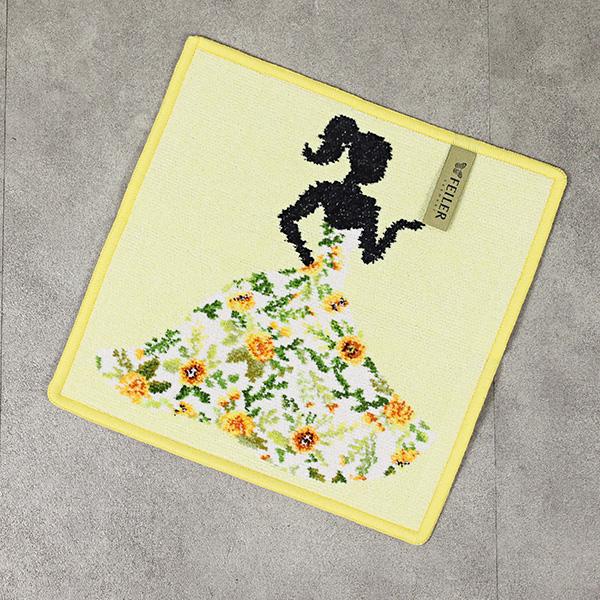 feiler（フェイラー） ハンカチ Chenille Towel 25×25 ミスフラワー