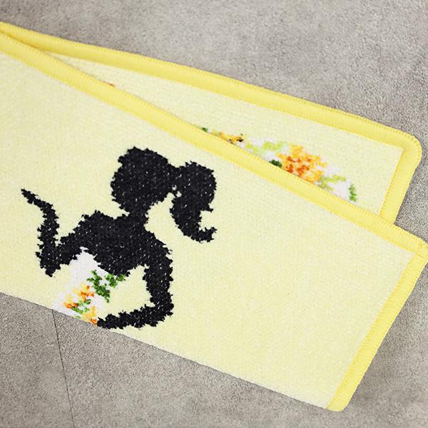 feiler（フェイラー） ハンカチ Chenille Towel 25×25 ミスフラワー