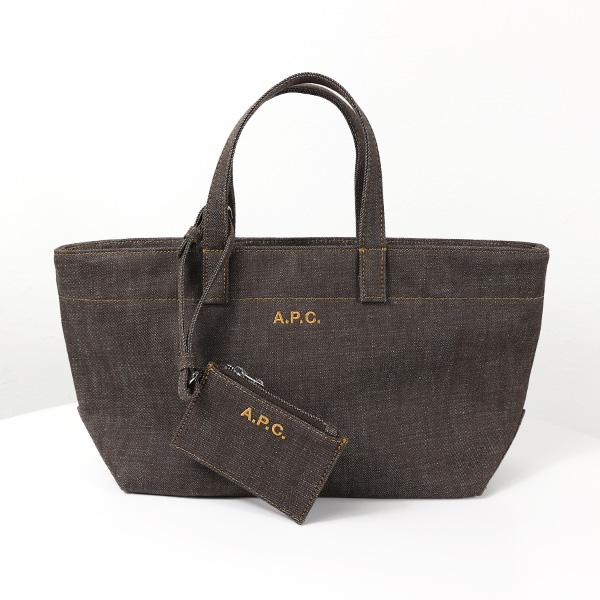 A.P.C. アーペーセー トートバッグ Le Drummer Small Canvas Bag COHLX F67045 レディース キャンバス コットン ポーチ付き ロゴ刺繍 鞄の画像