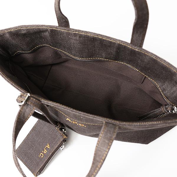A.P.C. アーペーセー トートバッグ Le Drummer Small Canvas Bag COHLX F67045 レディース キャンバス コットン ポーチ付き ロゴ刺繍 鞄の画像