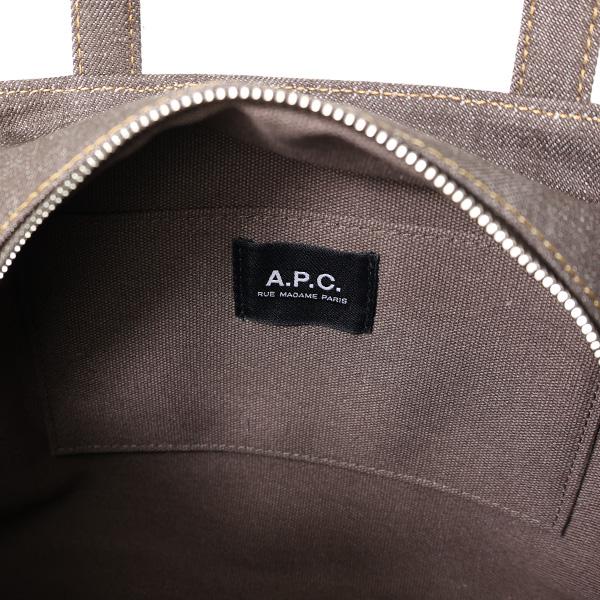 A.P.C. アーペーセー トートバッグ Le Drummer Small Canvas Bag COHLX F67045 レディース キャンバス コットン ポーチ付き ロゴ刺繍 鞄の画像