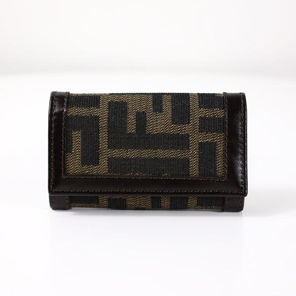 FENDI ZUCCA JACQUARD ケース　ズッカ柄　新品未使用 FENDI（フェンディ） 【中古品】FENDI キーケース Zucca Key Case