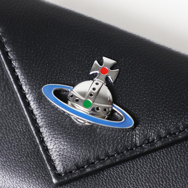 【LaGアウトレット】 Vivienne Westwood ヴィヴィアンウエストウッド 三つ折り財布 ENVELOPE BILLFOLD WALLET 5115002GW L001L レディース レザー 小銭入れありの画像
