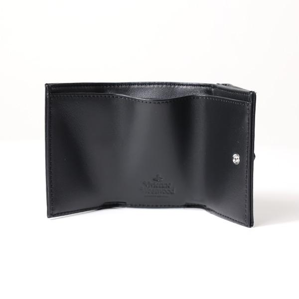 【LaGアウトレット】 Vivienne Westwood ヴィヴィアンウエストウッド 三つ折り財布 ENVELOPE BILLFOLD WALLET 5115002GW L001L レディース レザー 小銭入れありの画像