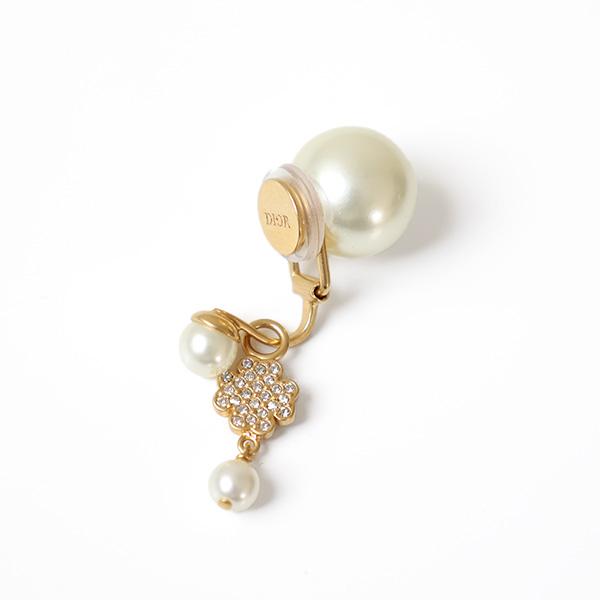 【LaGアウトレット】 DIOR ディオール イヤリング Dior Tribales Clip Earrings ディオール トライバル E3731WOMCY レディース クリップ式 パールーの画像