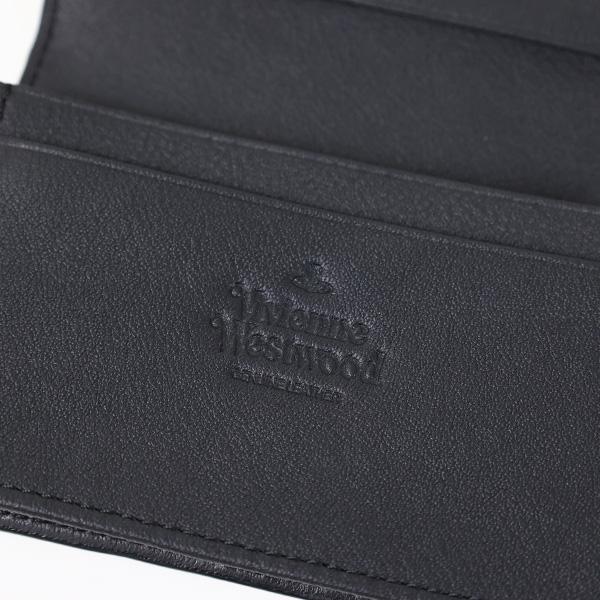 Vivienne Westwood オーブ　レザー二つ折り長財布　カードケース付 Vivienne Westwood（ヴィヴィアンウエストウッド） カードケース Flap