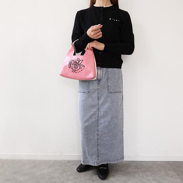 MARNI（マルニ） キッズ ハンドバッグ Diamond Tote Bag With Rose