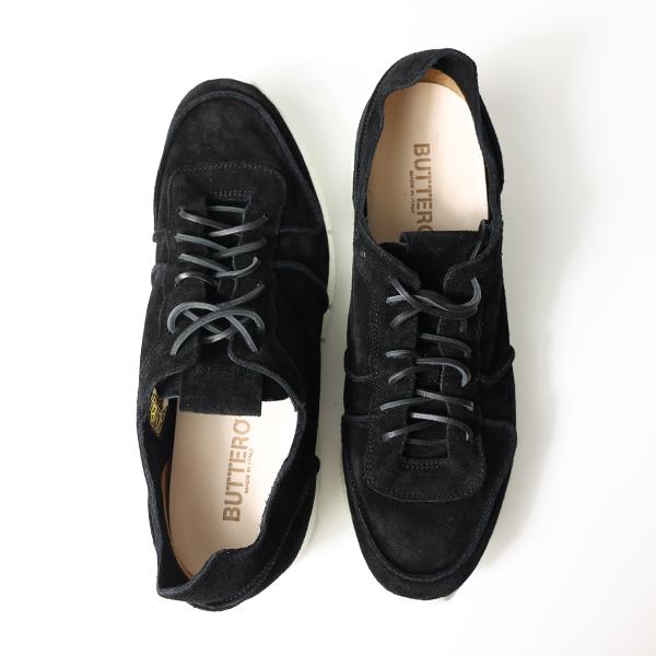 BUTTERO ブッテロ スニーカー CARRERA Sneakers カレラ B9710 メンズ スエード レザー ローカット カジュアルシューズ レースアップ 靴の画像