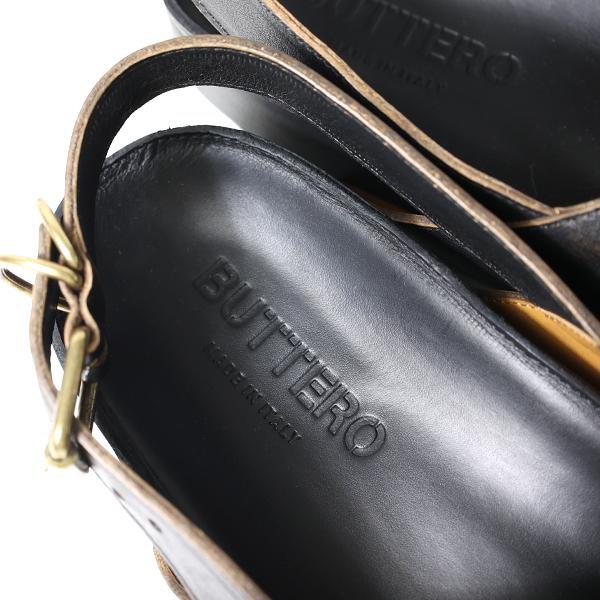 BUTTERO ブッテロ サンダル CORTONA Sandals コルトナ B11361 メンズ スエード レザー バックストラップ シューズ 靴の画像