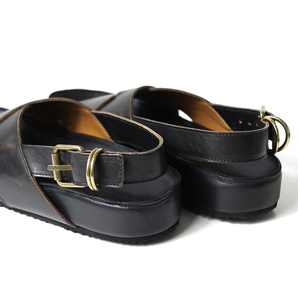 BUTTERO ブッテロ サンダル CORTONA Sandals コルトナ B11361 メンズ スエード レザー バックストラップ シューズ 靴の画像
