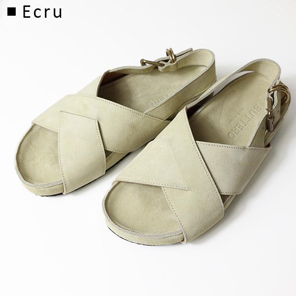 BUTTERO ブッテロ サンダル CORTONA Sandals コルトナ B11361 メンズ スエード レザー バックストラップ シューズ 靴の画像