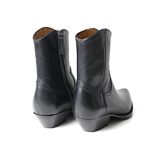 BUTTERO（ブッテロ） ショートブーツ FLEE Side Zip Western Boots