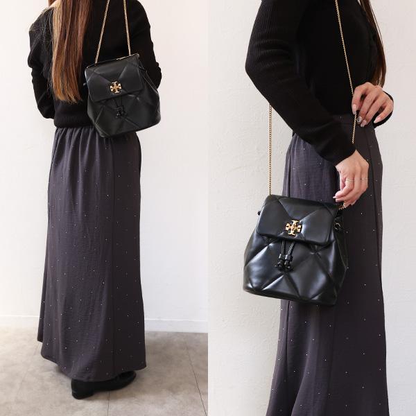 TORY BURCH トリーバーチ Mini Kira Diamond Quilt Backpack 170485 レディース ショルダーバッグ キルティング レザー リュック 2WAY ダブルT 鞄の画像