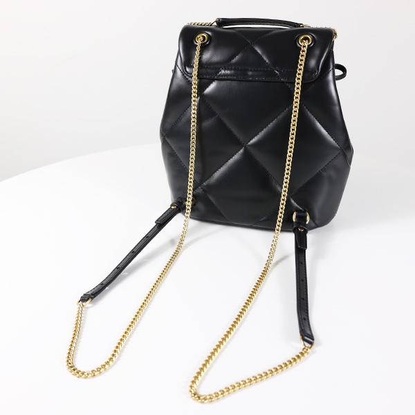 TORY BURCH トリーバーチ Mini Kira Diamond Quilt Backpack 170485 レディース ショルダーバッグ キルティング レザー リュック 2WAY ダブルT 鞄の画像