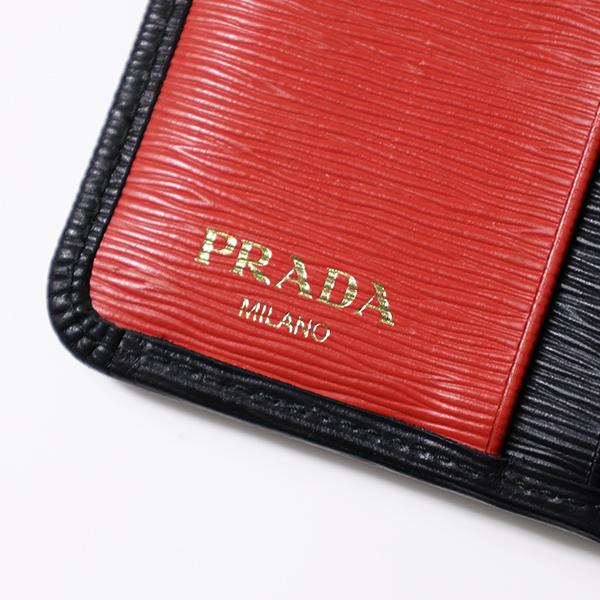PRADA（プラダ） 【中古品】PRADA 二つ折り財布 Bi-Fold Wallet 1ML018