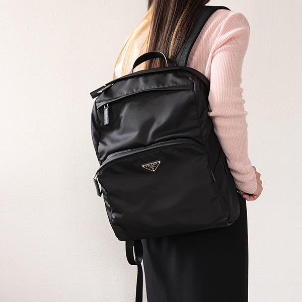 PRADA（プラダ） バックパック Re-Nylon Saffiano Leather Backpack