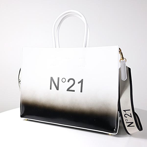 ◆格安◆ N°21 ヌメロヴェントゥーノ　ショルダー トートバッグ　白 N°21（ヌメロヴェントゥーノ） 【LaGアウトレット】N°21 トートバッグ