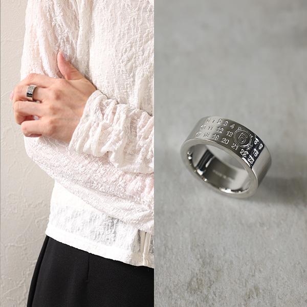MM6 エムエムシックス リング Numeric Minimal Logo Ring
