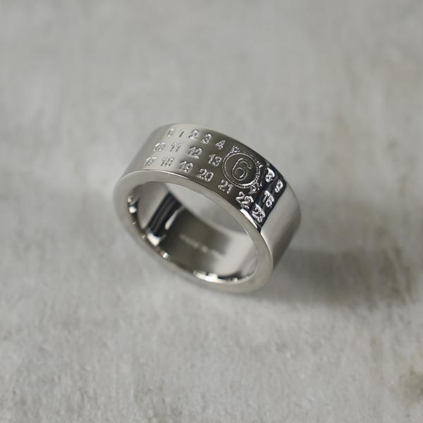 MM6 エムエムシックス リング Numeric Minimal Logo Ring