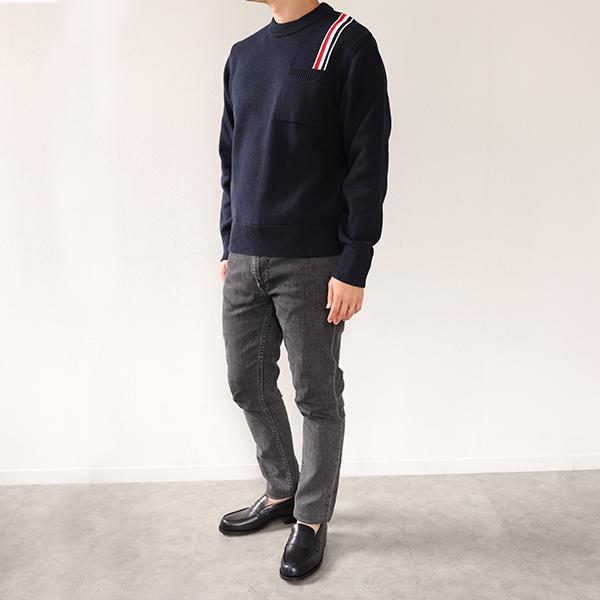 THOM BROWNE（トム ブラウン） ニット Stripe Sweater MKA502A Y3017
