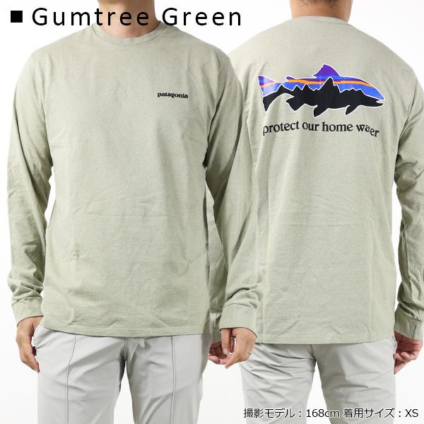 【新品】パタゴニア ホーム・ウォーター・トラウト・レスポンシビリティー ロンT patagonia（パタゴニア） Tシャツ Mens Long Sleeve Home Water Trout