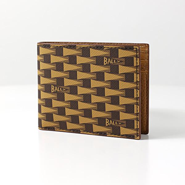 もっちーに2026年最新バージョンBALLY ロゴ2つ折り財布 Bally（バリー） 二つ折り財布 Bi-Fold Wallet MLW03W TP047 メンズ