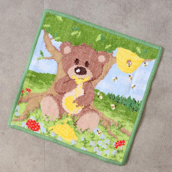 feiler（フェイラー） ハンカチ Chenille Towel 25×25 HONEY BEAR