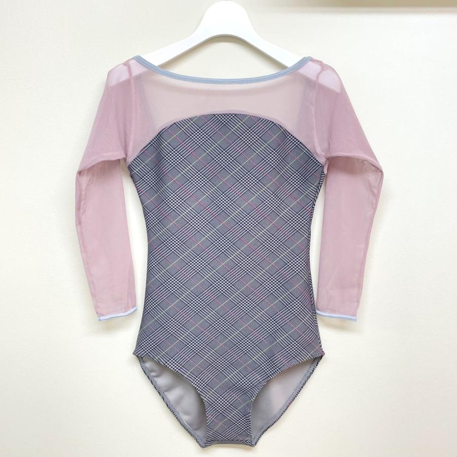 スティナ　長袖　レオタード　チェック　バレエ　バレリーナ スティナ 長袖 レオタード チェック バレエレオタード グレン