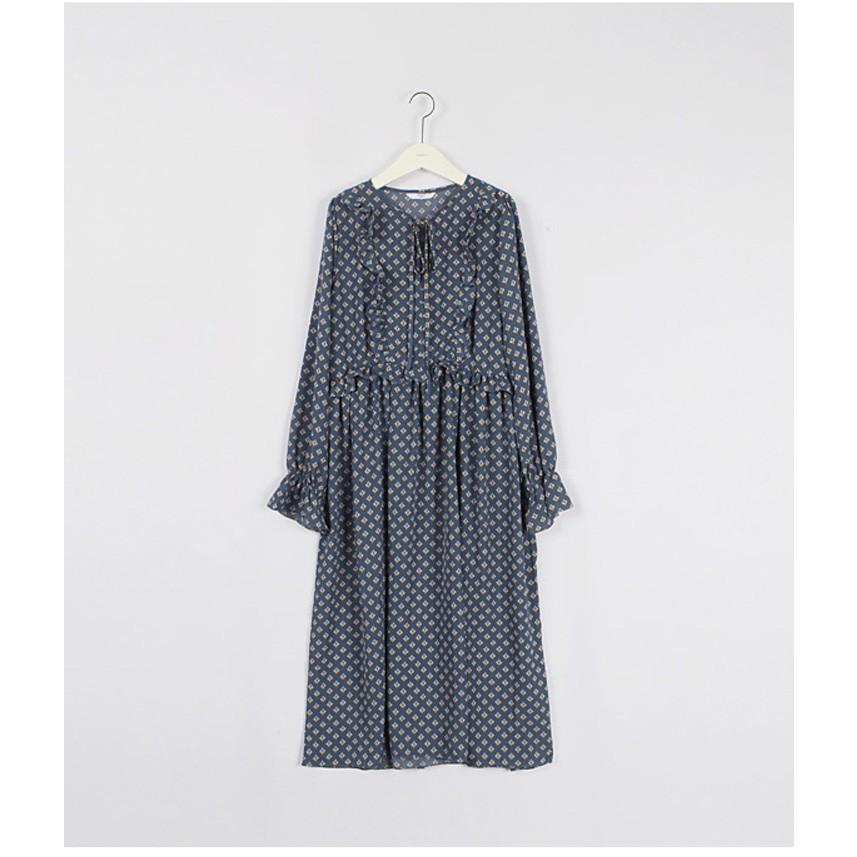 ワンピース レディース 柄物 柄 韓国スタイル 韓国ファッション おしゃれ 7648 Kkc107a 即納 1 5営業日 送料無料 メ込 7648 Kkc107a Lagemme 通販 Yahoo ショッピング