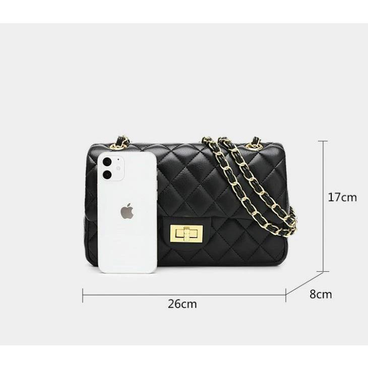 キルティング チェーンバッグ ショルダーバッグ リボンショルダー