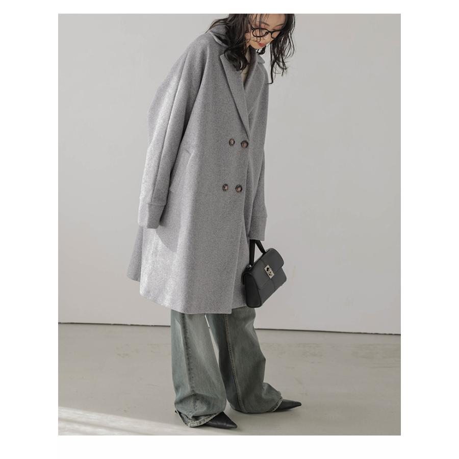Lajour made in Japan 日本製 アウター チェスターコート 【laj-ot082