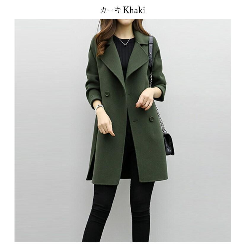 ウール混チェスターコート ロング丈コート レディース 18秋冬新作 M L Lgww Af1027 即納 2 5日 送料無料 宅込 Lgww Af1027 Lagemme 通販 Yahoo ショッピング